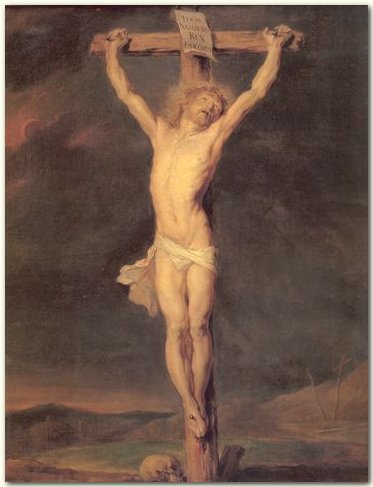 Jacob de Wit (naar Rubens), Amsterdam 1695-1754.  Kruisiging. Museum voor Religieuze Kunst Jacob van Horne, Weert