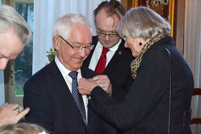 In november 2013 werd professor Van Wissen nog onderscheiden als Ridder in de Orde van Sint-Silvester