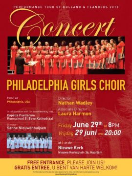Philadelphia Girls Choir zingt in Haarlem