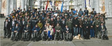 Militaire bedevaart naar Lourdes