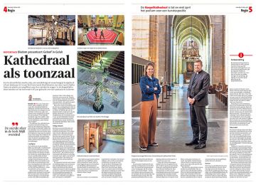 Kathedraal als toonzaal - artikel in Haarlems Dagblad