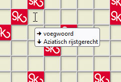 Tooltip als je met de muis boven een blokje stilstaat