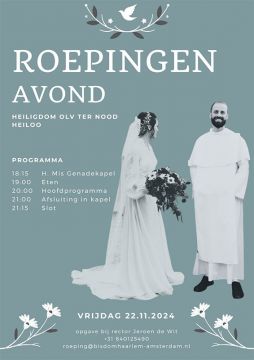 Roepingenavond 22 november