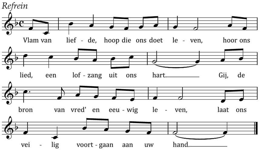 Refrein van de Hymne van het Jubeljaar