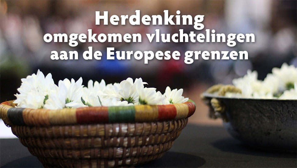 Herdenking omgekomen vluchtelingen Herdenking omgekomen vluchtelingen