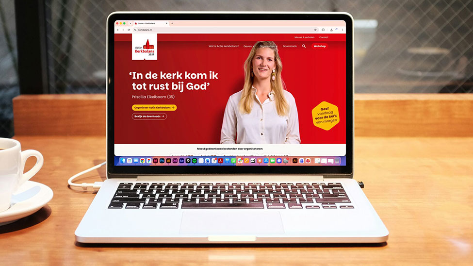 Actie Kerkbalans lanceert nieuwe website