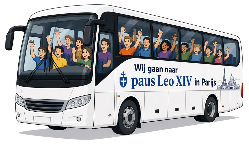 Wij gaan naar paus Leo XIV in Parijs!
